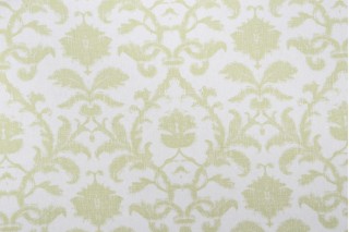 Thibaut Anita Damask F98637 Printed Drapery Fabric in Green 