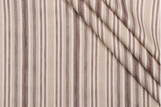 Thibaut Sullivan Stripe W79105 Woven Upholstery Fabric in Beige 