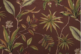 Thibaut Sonora F96728 Printed Drapery Fabric in Brown 