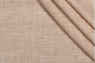 Braemore Bangkok Semi-Sheer Drapery Fabric in Parchment