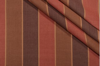 Thibaut Harper Stripe W84006 Woven Upholstery Fabric in Brown