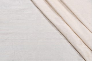 Thibaut Empire Silk W85416 Woven Decorator Fabric in Cream