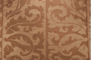 Thibaut Frotella Silk F91302 Silk Decorator Fabric in Brown 