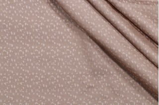 Speckle Woven Decorator Fabric in Taupe 
