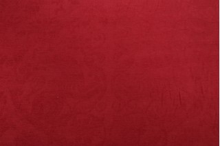 Scalamandre Fenice Woven Chenille Upholstery Fabric in Ruby