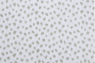 Kaufmann Simla Spots Printed Drapery Fabric in Sage 