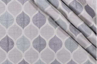 Richloom Riga Woven Decorator Fabric in Pewter 
