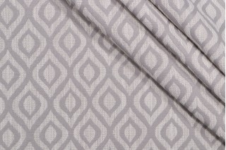 Richloom Tut Woven Upholstery Fabric in Silver 