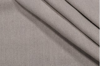 Solid Woven Decorator Fabric in Greystone