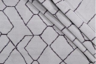 PK Lifestyles Beni Ourain Velvet Upholstery Fabric in Atlas 
