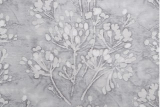 PK Lifestyles Gossamer Branch Printed Cotton Drapery Fabric in Flint 