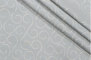 Scalamandre La Spiro Woven Decorator Fabric in Sea Mist