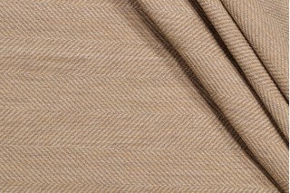 Thibaut Hawthorne Herringbone W73273 Woven Upholstery Fabric in Tan