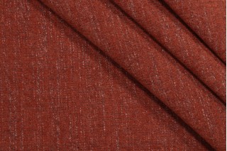 Crypton Serape High Performance Woven Chenille Upholstery Fabric in Persimmon 