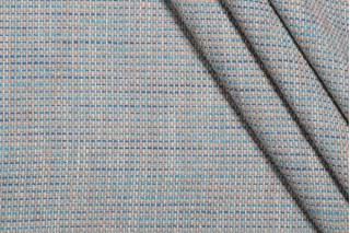 Kaufmann Heritage Woven Chenille Upholstery Fabric in Blue