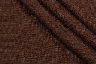 Kaufmann Slubby Linen Woven Decorator Fabric in Hickory