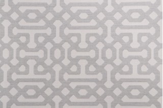 Sunbrella Fretwork 45991-0002 Woven Solution Dyed Acrylic Outdoor Fabric in Pewter