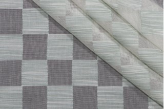 Fonthill Urquhart Sheer Drapery Fabric in Natural Green for Scalamandre
