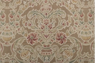 Thibaut Palisades F93827 Printed Drapery Fabric in Khaki
