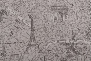 PK Lifestyles Parissierre Printed Drapery Fabric in Pewter 