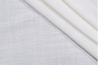 Braemore Bangkok Woven Semi-Sheer Drapery Fabric in Crystal