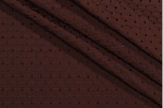 Thibaut Peking Dot W85397 Woven Chenille Upholstery Fabric in Brown