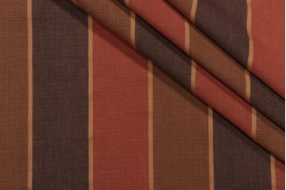 Thibaut Harper Stripe W84006 Woven Upholstery Fabric in Brown