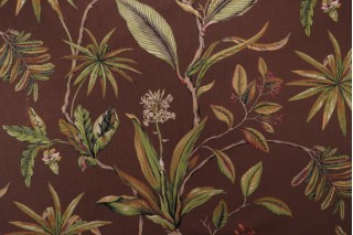 Thibaut Sonora F96728 Printed Drapery Fabric in Brown