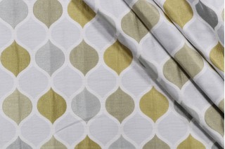 Richloom Riga Woven Decorator Fabric in Olive