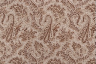 Thibaut Norwich Paisley W74003 Woven Upholstery Fabric in Beige