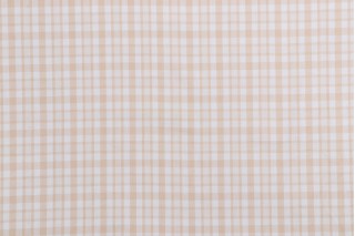 Thibaut Hatteras Check W86761 Woven Decorator Fabric in Beige