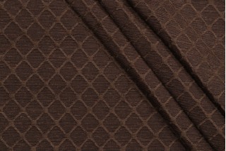 Thibaut Nadia Trellis W71818 Woven Chenille Upholstery Fabric in Brown