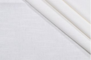 Brandywine Duck Woven Decorator Fabric in White