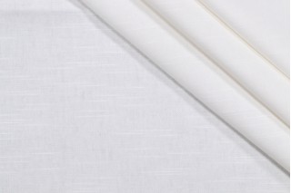 Brandywine Duck Woven Decorator Fabric in White