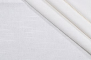 Brandywine Duck Woven Decorator Fabric in White