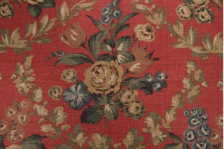 Thibaut Fairview F93823 Printed Drapery Fabric in Red