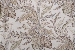 Thibaut Arlington F93817 Printed Drapery Fabric in Cream
