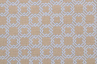 Scalamandre Oski Printed Linen Drapery Fabric in Cornflower