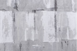 Fabricut Radcliffe Printed Linen Drapery Fabric in Grey