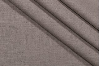 Wexford Linen Woven Decorator Fabric in Elephant