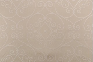 Thibaut Lavolta Scroll W71807 Woven Decorator Fabric in Cream