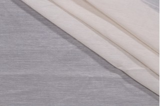 1 Yard Old World Weavers Voile Flamme Sheer Drapery Fabric in Blanc for Scalamandre