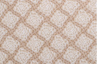 Fonthill Beckford Printed Cotton Drapery Fabric in Beige for Scalamandre