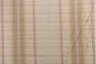 Old World Weavers Alonza Stripe Woven Decorator Fabric in Sahara for Scalamandre