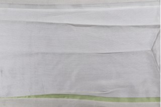 Roger Oates Fabrics Semi-Sheer Silk Drapery Fabric in Jade for Scalamandre