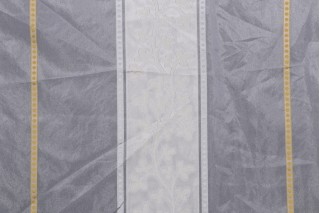 Old World Weavers Pastourelle Sheer Drapery Fabric in Orfevre for Scalamandre