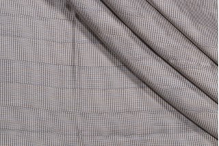 Lelievre Paris Lux Woven Drapery Fabric in Acier for Scalamandre