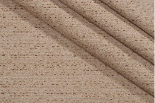 Crypton Dalmatian High Performance Woven Chenille Upholstery Fabric in Custard