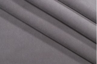 Banks Velvet Upholstery Fabric in Smoke