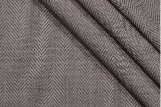 Thibaut Genoa Herringbone W74522 Woven Upholstery Fabric in Grey